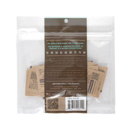  (Size 1)  62% 2 Way Humidity Control (Pack of 20) - Boveda