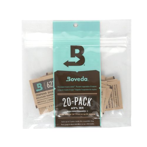  (Size 1)  62% 2 Way Humidity Control (Pack of 20) - Boveda