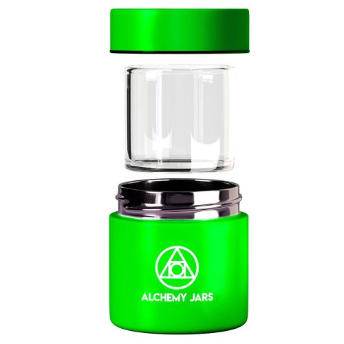 Lime Green Vacuum Insulated 50ml Jar by Alchemy Jars