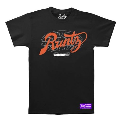 All Country T-Shirt Black and Orange by Runtz