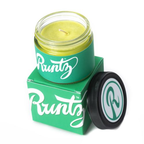 Soy Aromatherapy Candle Green  by Runtz