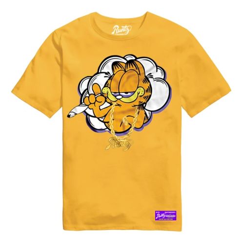 Baked Cat T-Shirt Gold by Runtz