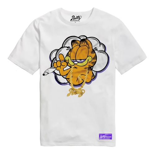 Baked Cat T-Shirt White by Runtz