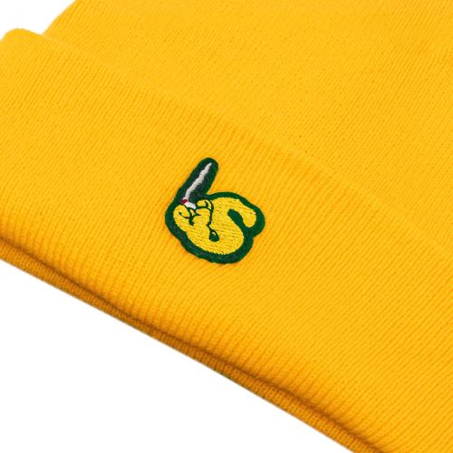 Yellow Beanie Hat By The Smokers Club