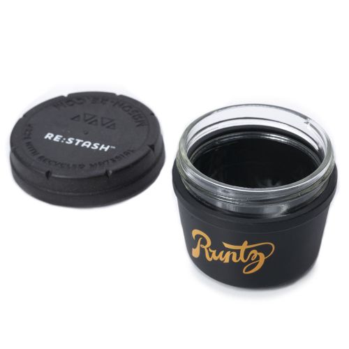 Black & Gold 4oz Runtz Mason Stash Jar - RE:STASH