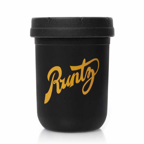 Black & Gold 8oz Runtz Mason Stash Jar - RE:STASH