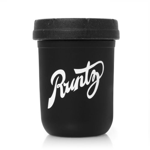 Black & White 8oz Runtz Mason Stash Jar - RE:STASH