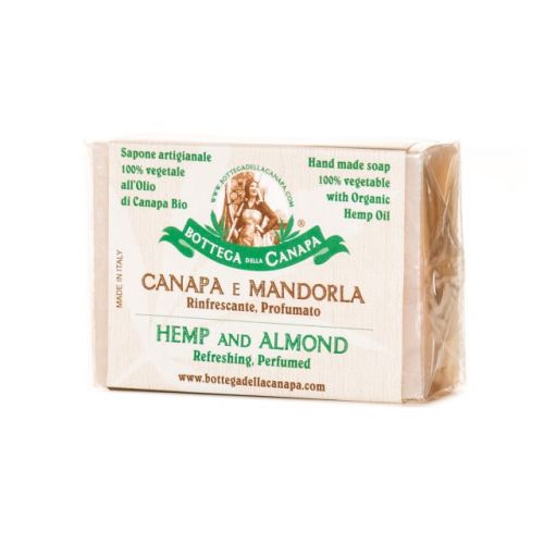 Almond Hemp Soap  by Bottega Della Canapa