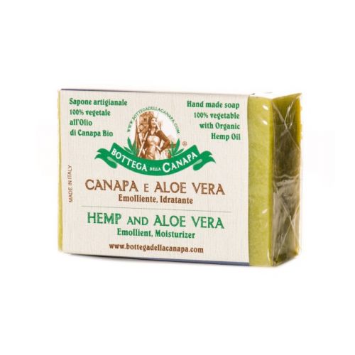 Aloe Vera Hemp Soap by Bottega Della Canapa