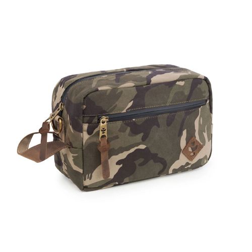 The Stowaway (Canvas Collection) Toiletry Kit by Revelry Supply -Brown Camo