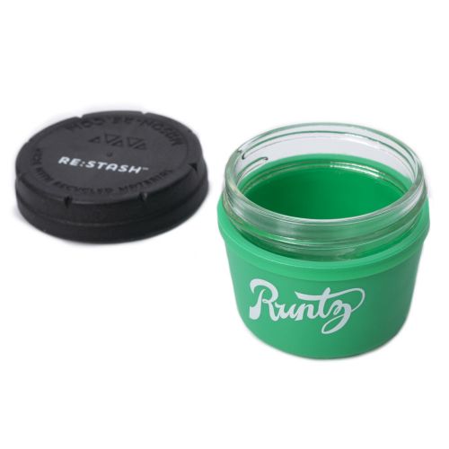 Green & White 4oz Runtz Mason Stash Jar - RE:STASH