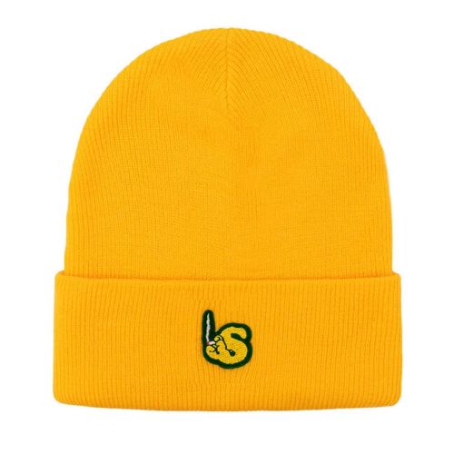 Yellow Beanie Hat By The Smokers Club