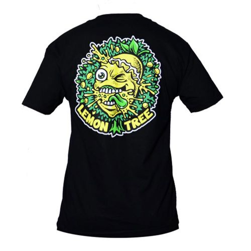 The Lemon Dripping Tree T-Shirt - Black - Lemon Life SC