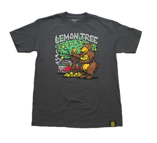 Lemon Bear T-shirt Grey - Lemon Life SC