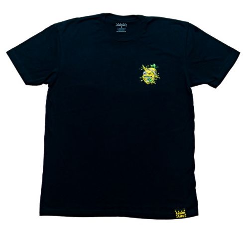 Lemon Tree Minimal Splat Super Soft T-Shirt - Black - Lemon Life SC
