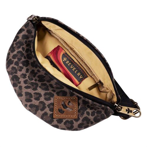 The Amigo Cross Body Waist Bag in Leopard by Revelry Supply