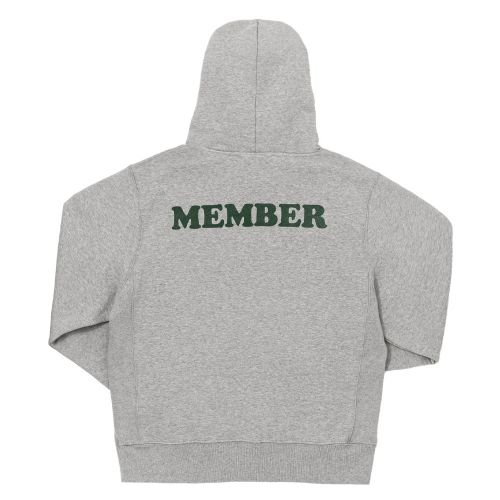 Member Oversized Hoodie  - Grey By The Smokers Club