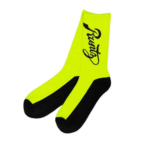 Runtz Socks - Lime Green & Black