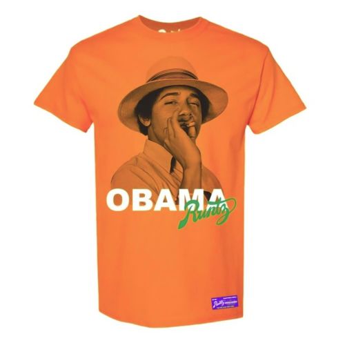 Obama T-Shirt Orange by Runtz