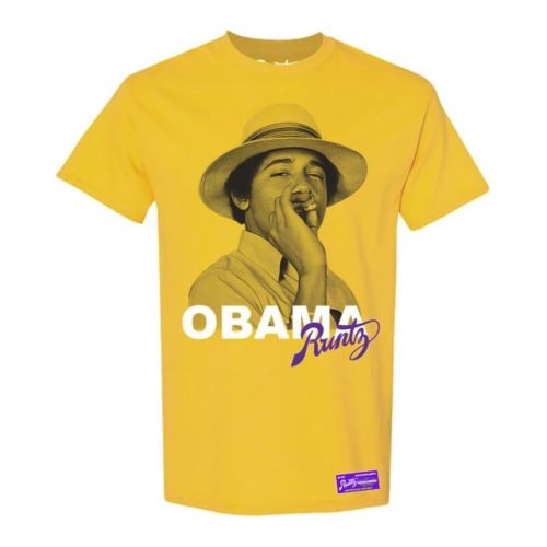 Obama T-Shirt Yellow by Runtz