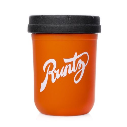 Orange & White 8oz Runtz Mason Stash Jar - RE:STASH