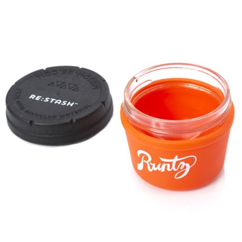 Orange & White 4oz Runtz Mason Stash Jar - RE:STASH