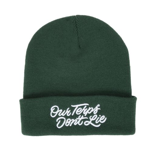 Our Terps Don't Lie Green Beanie Hat by DNA Genetics 