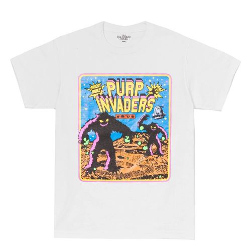 Purp Invaders Episode 1 T-Shirt  - White By The Smokers Club