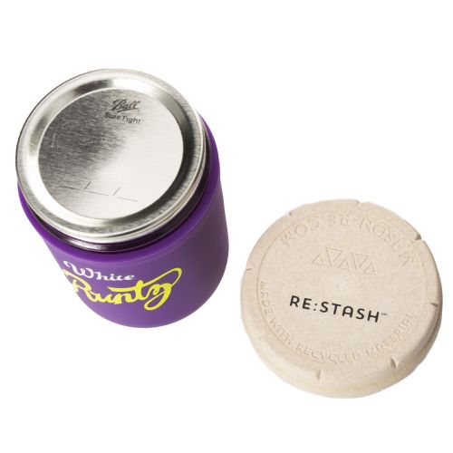 Purple & Yellow 8oz Runtz Mason Stash Jar - RE:STASH 