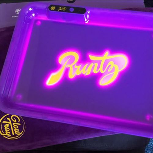 Glow Tray x Runtz (Purple) LED Rolling Tray by Glow Tray