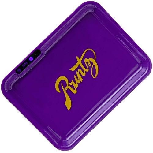 Glow Tray x Runtz (Purple) LED Rolling Tray by Glow Tray