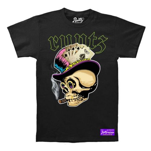 Skull T-Shirt Black by Runtz