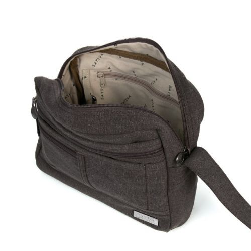 Hemp Medium Smart Shoulder Bag - Sativa Bags