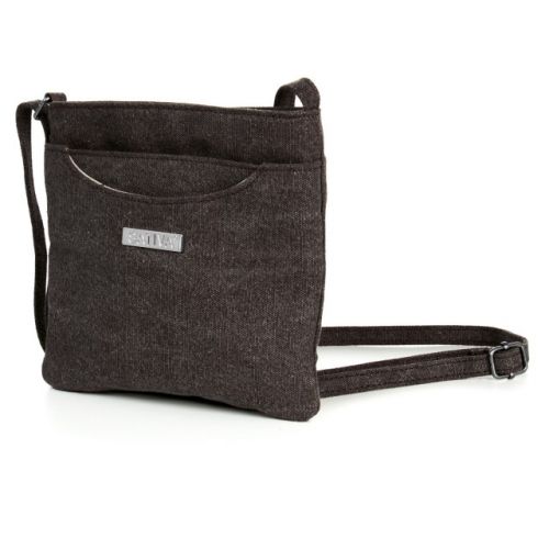 Hemp Flat Petite Shoulder Bag - Sativa Bags