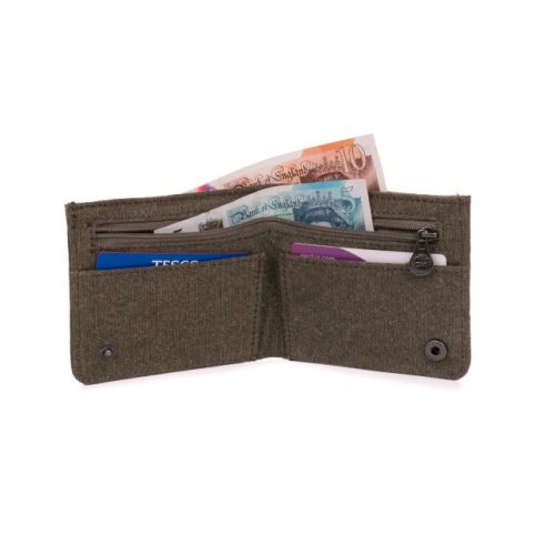 Hemp Flat Wallet - Sativa Bags