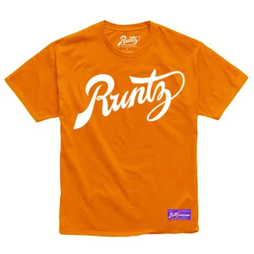 Script T-Shirt Orange by Runtz