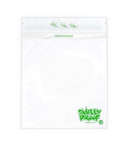Child Resistant White  Bags by Smelly Proof Bags