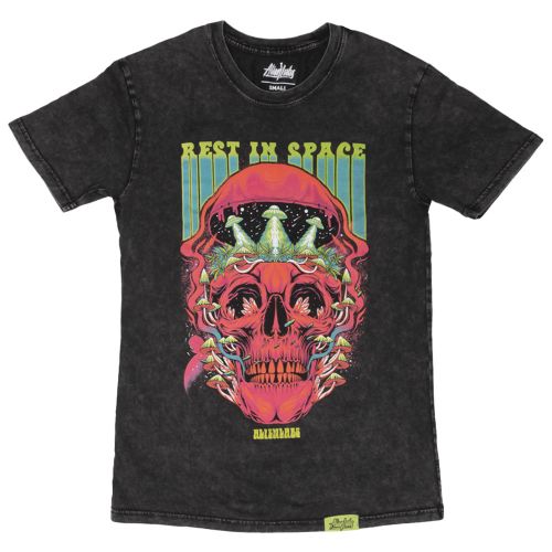 Rest In Space T-Shirt - Alien Labs (Stone Washed)
