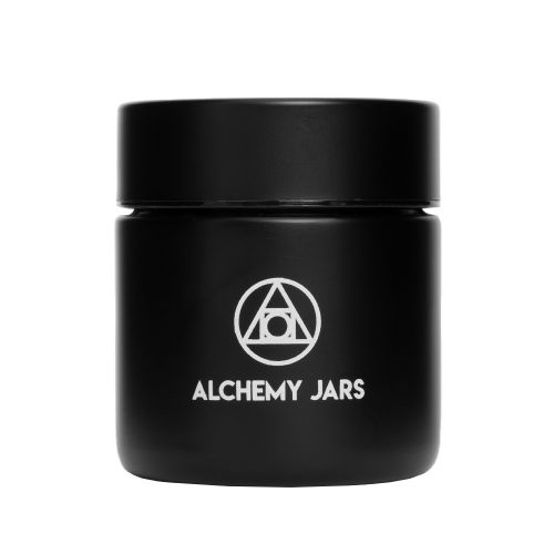 Black Vacuum Insulated 50ml Jar by Alchemy Jars 