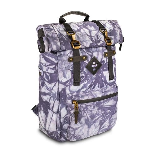 The Drifter Rolltop Backpack Odour Proof Bag in Tie Dye by Revelry