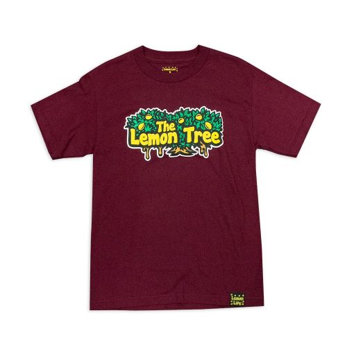 The Lemon Tree "Original T-Shirt" in Maroon - Lemon Life SC