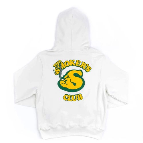 The Smoker's Club Logo Hoodie - White By The Smokers Club