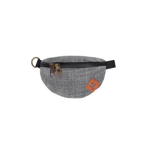 The Amigo Crosshatch Grey Cross Body Waist Bag - Revelry Supply 