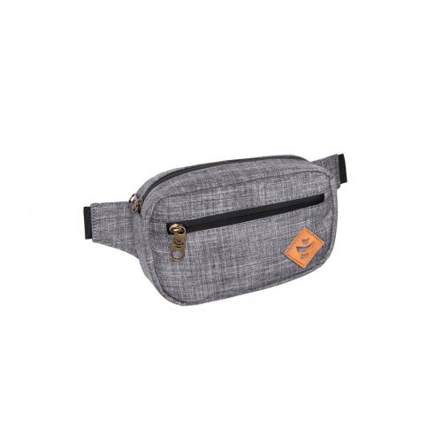 The Companion Crosshatch Grey Cross Body Waist Bag - Revelry Supply 