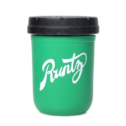 Green & White 8oz Runtz Mason Stash Jar - RE:STASH