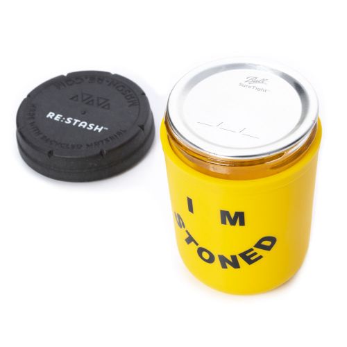 Im Stoned 8oz The Smokers Club Mason Stash Jar - RE:STASH