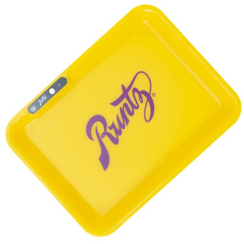 Glow Tray x Runtz (Yellow) LED Rolling Tray by Glow Tray