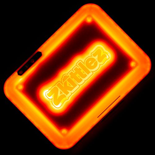 The Original Z (Orange) LED Glow Rolling Tray by Glow Tray