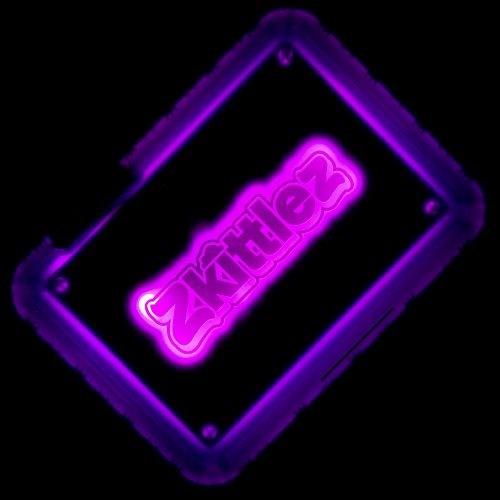 The Original Z (Purple) LED Glow Rolling Tray by Glow Tray