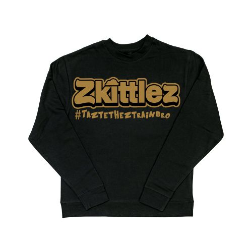 The Original Z Taste The Z Train Gold Crewneck Sweater